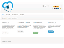 Tablet Screenshot of gilfund.org
